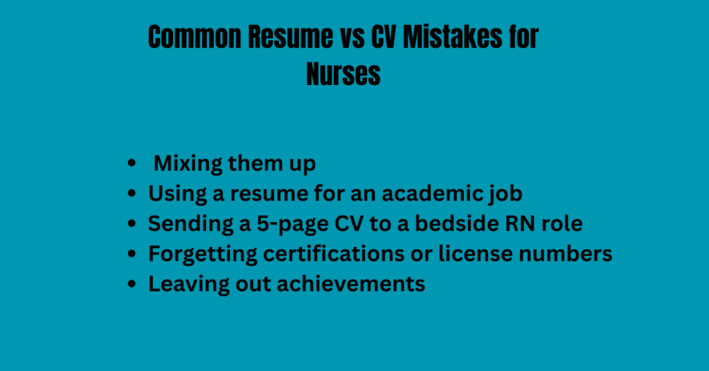 Resume vs CV for Nurses: What to Use & Why It Matters