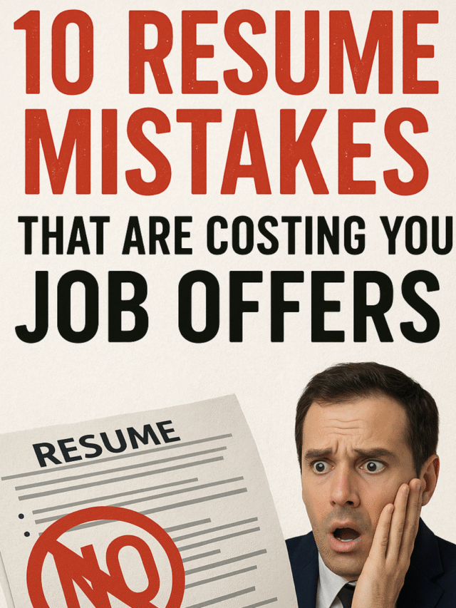 10 Resume Mistakes That Are Costing You Job Offers (Most People Do #7!)
